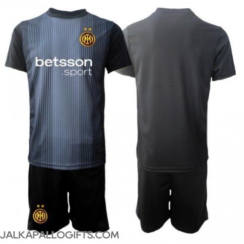 Inter Milan Maalivahti Koti Peliasu Lasten 2025-26 Lyhythihainen (+ Lyhyet housut)